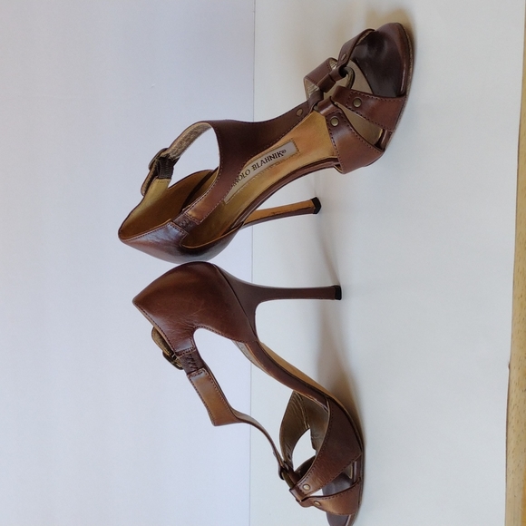 Manolo Blahnik, heels sandals,37 - Picture 3 of 13